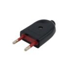 Ficha Contactum sin Tierra   10A  Negro  Conatel