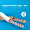 Cable de Red Flat   Cat.8 SSTP / 1.5M / Negro  IKCBG  Vention