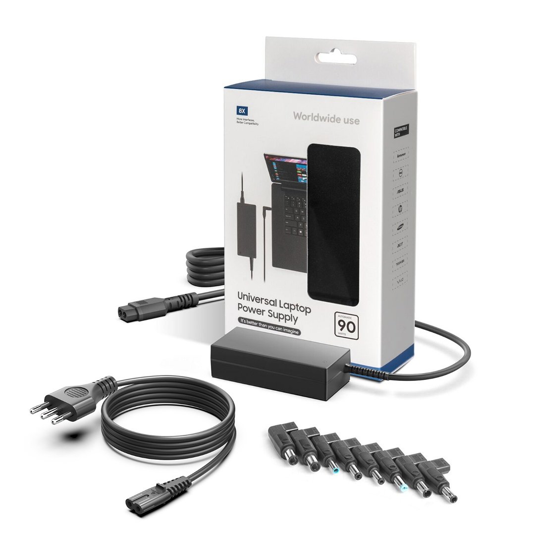 dlimgs.php_-5776.jpg Cargador para Notebook 90 W Universal c/8 Punteros - Imagen 1