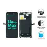 Display Apple iPhone 14 Pro Max (Soft OLED) Comp. Negro   IC Removible