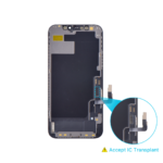 Display Apple iPhone 12/12 Pro SIN IC Comp. Negro Gold Edition   WUZIP - Imagen 2
