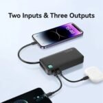 Power Bank 10000mAh   20W  Cable Retráctil  Lightning  Blanco  CD225 USAMS - Imagen 6
