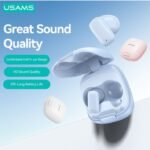 Auricular Bluetooth TWS   ID Series  BT5.3  Rosado  ID25  USAMS - Imagen 4