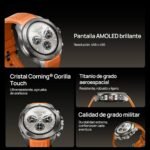 Smartwatch Mibro GS Explorer S Titanium/Silicona   1.32"  460mAh  Gris  by Xiaomi - Imagen 8