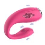 Vibrador Parejas Estimula Clítoris y Punto G  YS-BE117   Fucsia  Adultos - Imagen 2