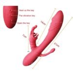 Vibrador Punto G Estimulador de Clítoris EROS    Rojo  YS-BE029 Adulto - Imagen 6
