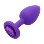 Plug Anal Chico Joya Silicona   Violeta  YS-BE220-2 Adultos - Imagen 2
