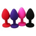 Plug Anal Chico Joya Silicona   Fucsia  YS-BE220-1 Adultos - Imagen 3