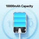 Power Bank Magnético c/Soporte   10.000mAh  Carga Inalámbrica  Cable Tipo C  Rosado  CD219 USAMS - Imagen 4