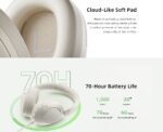 Auricular Bluetooth H4   Blanco  QCY By Xiaomi - Imagen 4