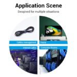 Velcro para Cables   5M / Negro  KAABA  Vention - Imagen 4