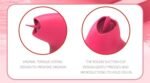 Vibrador Lengua Sexo Oral Recargable YS-BE112   Rojo  Adultos - Imagen 5