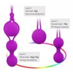 Kit Bolas Vaginales Ejercicio Kegel Suelo Pelvico YS-BE185   Adultos - Imagen 2