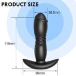 Estimulacion Anal Punto Prostatico Vibrador App A Distancia YS-BE102   Adultos - Imagen 2
