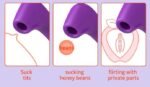 Succionador de Clitoris Pequeño Recargable YS-BE111   Violeta  Adulto - Imagen 2