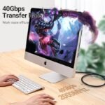 Cable de Red Trenzado   Cat.8  SFTP / 1.5M / Negro  IKGBG  Vention - Imagen 2