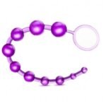 Varita Anal Inexpulsabe de Silicona YS-BE014   Violeta  Adultos