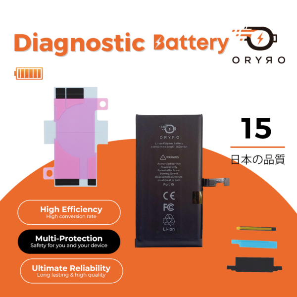 dlimgs.php_-66.png Batería para Apple iPhone 15 3620mAh Autoprogramable / Alta Capacidad ORYRO