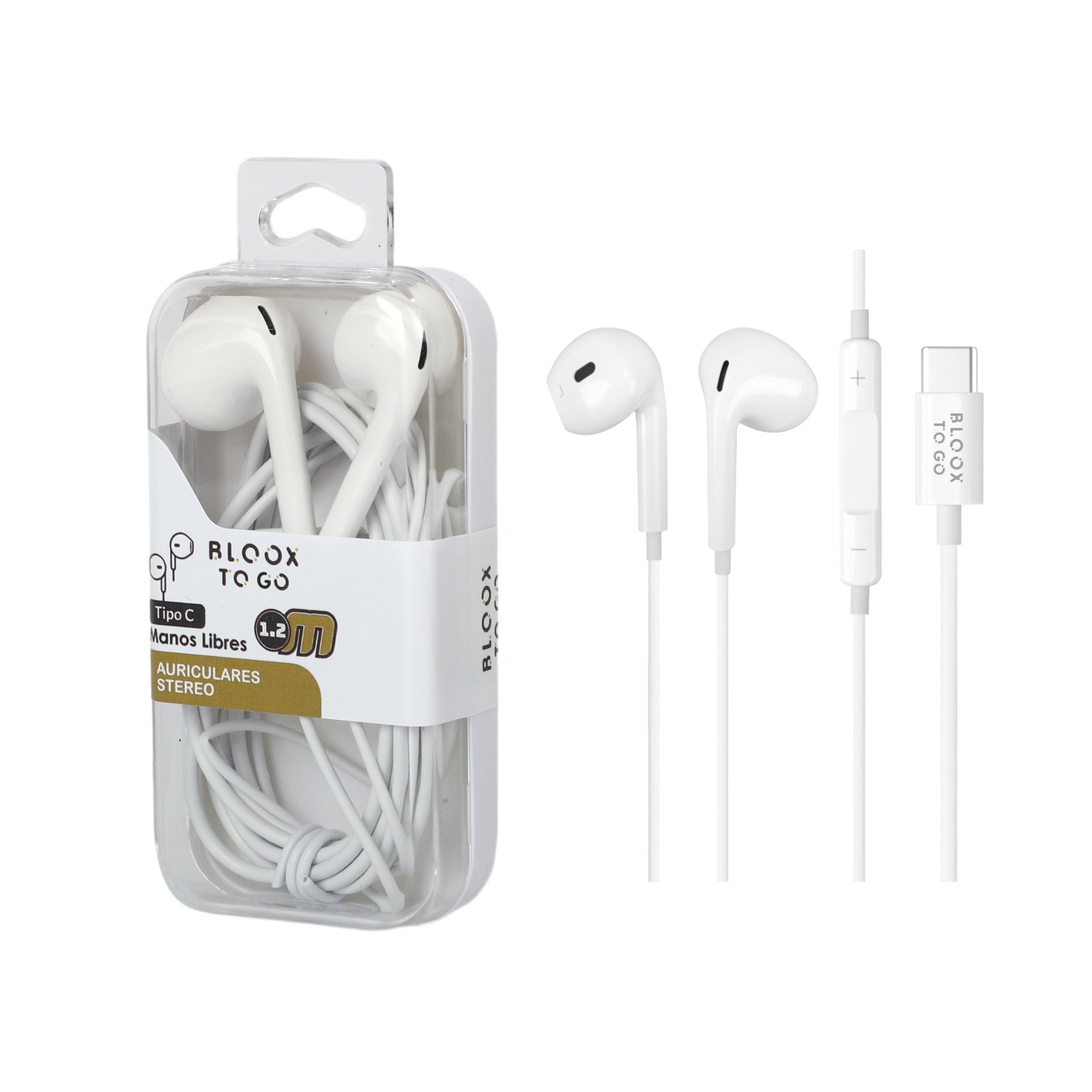 dlimgs.php_-6606.jpg Manos Libres Stereo BLOOX TO GO FreeC Tipo C Blanco (tipo iPhone) Universal - Imagen 1