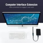 Cable Extensor Flat USB-A 3.0   Macho/Hembra / 3M / Negro  VAS-A13-B300  Vention - Imagen 6