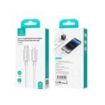 Cable de Datos Transparente  SJ659   USB C a Lightinig  1.2M  Azul  USAMS - Imagen 2