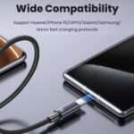 Cable de Datos Aluminio SJ661   USB C a USB C  60W  1.2M  Carga Rápida  USAMS
