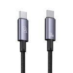 Cable de Datos Aluminio SJ661   USB C a USB C  60W  1.2M  Carga Rápida  USAMS - Imagen 3