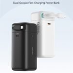 Power Bank   18000mAh  PD45W  Cable Retráctil Magnético Lightning  Negro  CD217 USAMS - Imagen 3