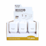 Caja BLOOX TO GO con 12 Cargadores de Pared A+C 3A 20W   18x14x11cm - Imagen 5