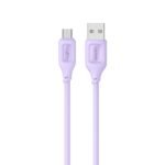 Cable de Datos   USB A a microUSB  Lila  SJ620  USAMS - Imagen 3
