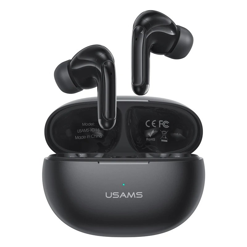 dlimgs.php_-6860.jpg Auricular Bluetooth TWS X Don Series BT5.3 Negro XD18 USAMS - Imagen 1