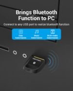Adaptador Bluetooth 5.0   Negro  CDSB0  Vention - Imagen 2