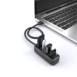 HUB 4 Puertos USB-A 2.0   0.15M / Negro  VAS-J43-B015  Vention - Imagen 2