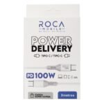 Cable de Datos ROCA   Power Delivery  USB C a USB C  300cm  100W  Blanco - Imagen 4