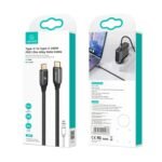 Cable de Datos   USB C a USB C  240W  U82  PD 3.1  2M  Negro  SJ581  USAMS - Imagen 2