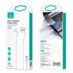 Cable de Datos U84   Micro USB  0.5M  2.4A  Blanco  SJ623 USAMS