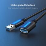 Cable Extensor USB-A 3.0   Macho/Hembra / 0.5M / Negro  CBHBD  Vention - Imagen 3