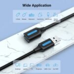 Cable Extensor USB-A 3.0   Macho/Hembra / 0.5M / Negro  CBHBD  Vention - Imagen 6
