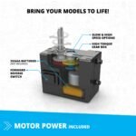 Inventor Motorized   Auto de Carrera  +10 modelos  IN50  ENGINO - Imagen 4