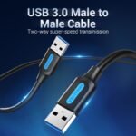 Cable USB-A 3.0   Macho/Macho / 0.5M / Negro  CONBD  Vention - Imagen 3