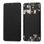 Display Samsung A205/A20 Comp. C/Marco  Negro (OLED)