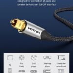 Cable de Audio Optico Toslink   2M / Gris  Aluminio  BAVHH  Vention