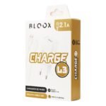 Cargador BLOOX 1 USB 2.1A + Cable Lightning 1M  (BL-TCA-L3) - Imagen 2