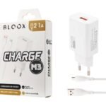 Cargador BLOOX 1 USB 2.1A + Cable MicroUSB 1M (BL-TCA-M3)