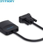 Convertidor VGA a HDMI con Micro USB Hembra y Puerto de Audio / 0.15M / Negro   ACNBB  Vention