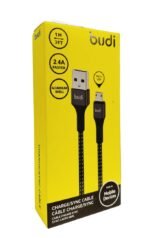 Cable de Datos Micro USB Cordón 210M   5V 2.4A  1M  Budi