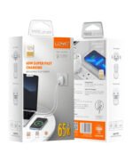 Cargador Pared A3511Q   Tipo C  65W GaN  PD+Q3.0+USB  Blanco  LDNIO