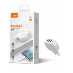 Cargador Pared A3510Q   Tipo C  3A  PD+Q3.0+USB A  32W  Blanco   LDNIO