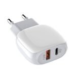 Cargador Pared A2313C   Tipo C  3A  PD 20W (USB-C)+ QC3.0  Blanco  LDNIO - Imagen 3