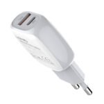 Cargador Pared A2313C   Micro USB  3A  PD 20W (USB-C)+ QC3.0  Blanco  LDNIO